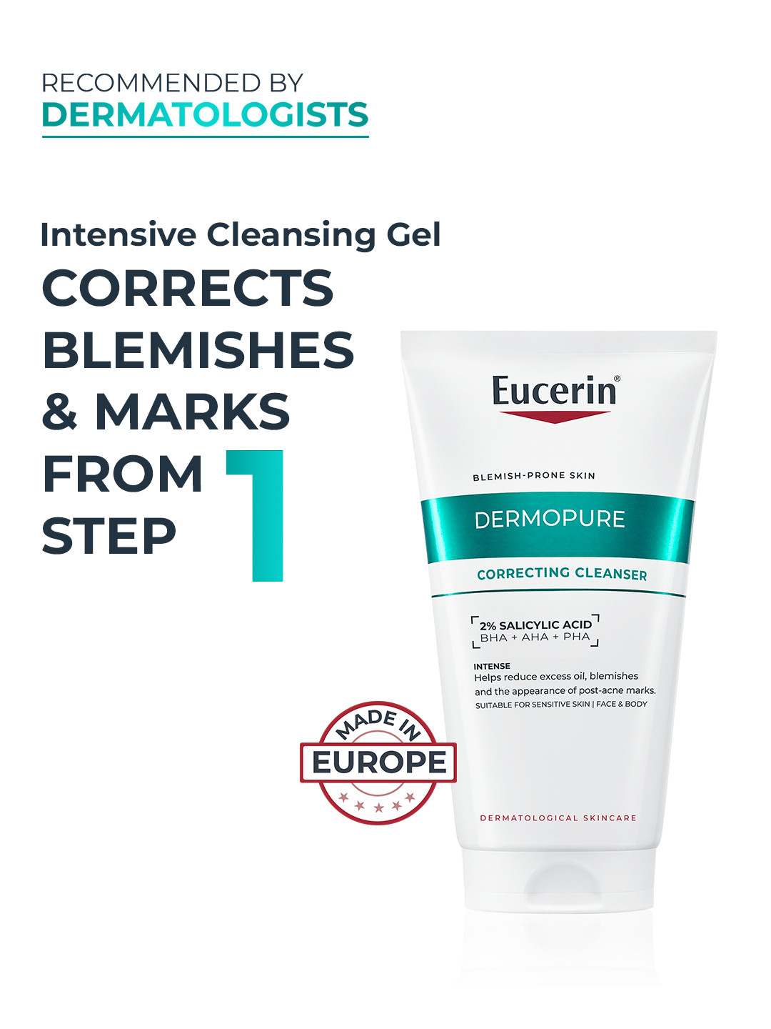 Eucerin DermoPurifyer Triple Effect Cleansing Gel - 150ml