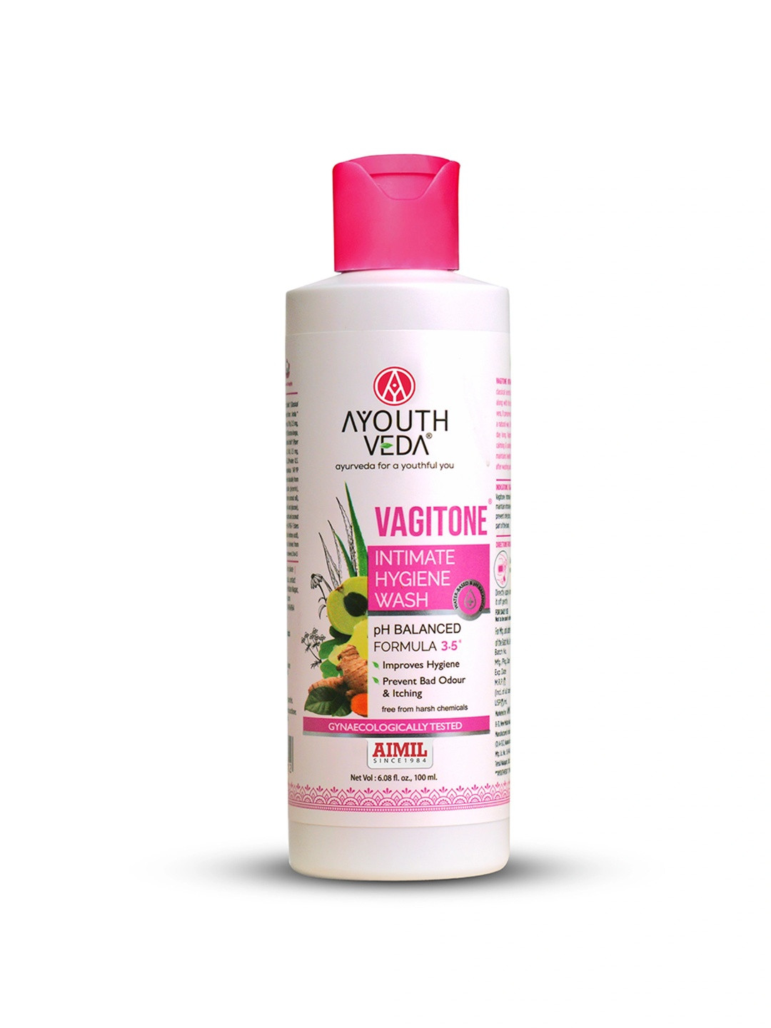 AYOUTHVEDA Vagitone Intimate Hygiene Wash with Aloe Vera & Amla - 100ml