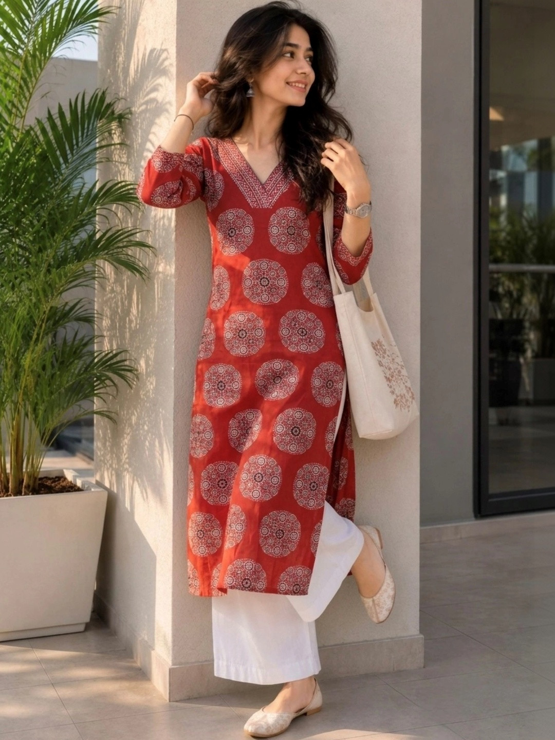 Zyla Women Ethnic Motifs Printed Kurta