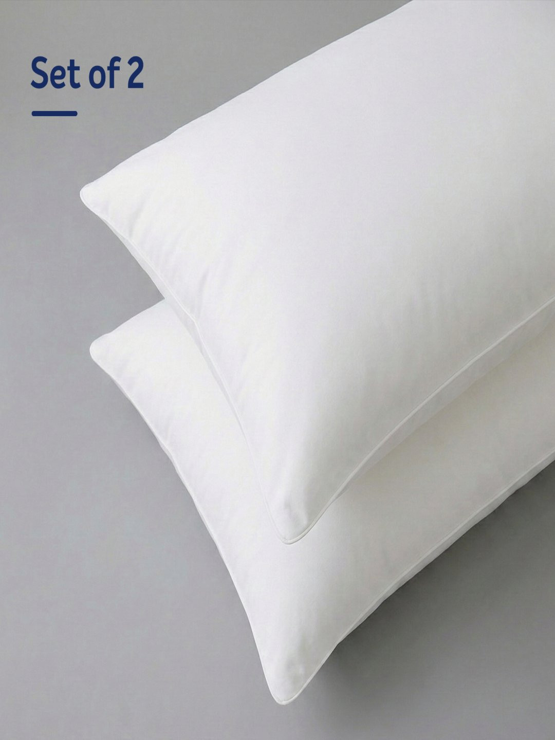 Sleepwell Umang XL Conjugate Fibre Neck Support Pack of 2 Medium Soft Firm Pillow