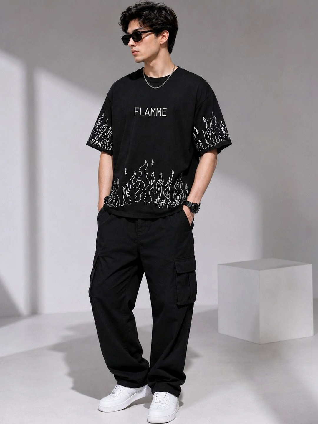 BOOM BAAM Men Printed T-shirt