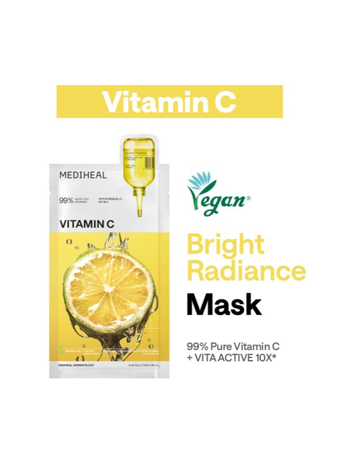 MEDIHEAL Vitamin C Essential Sheet Mask - 24 ml