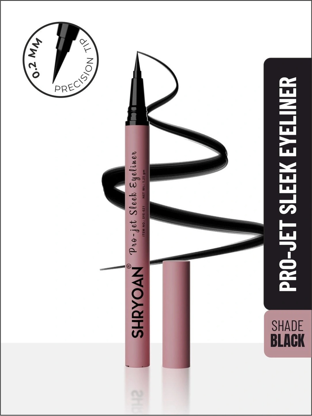 SHRYOAN Waterproof Pro-Jet Sleek Eyeliner 1.25 g - Black