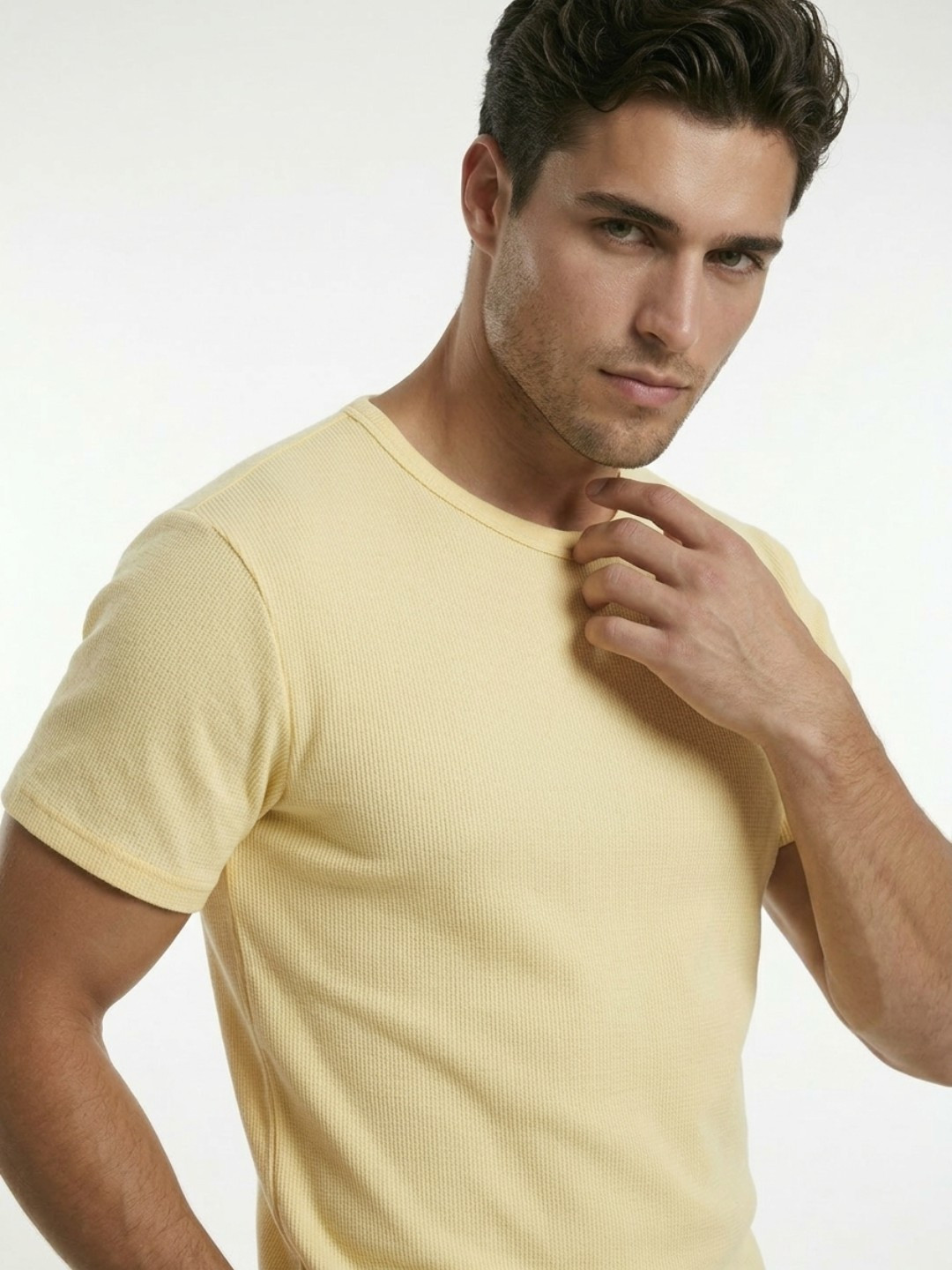 glitchez Men Textured T-shirt