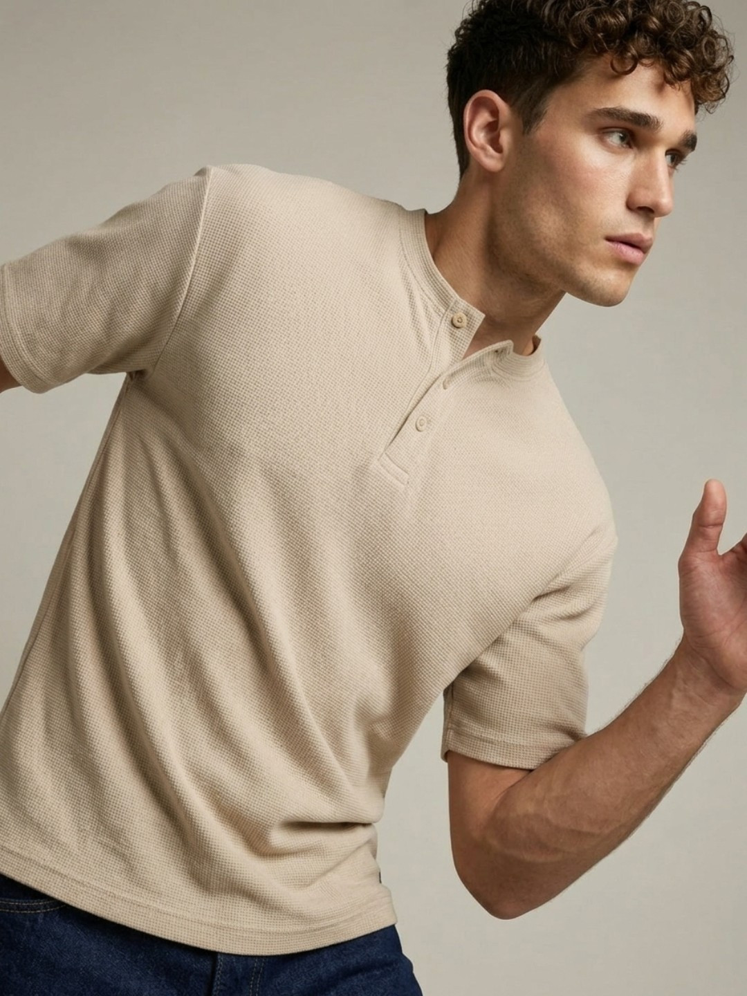glitchez Textured Oversized Fit T-shirt