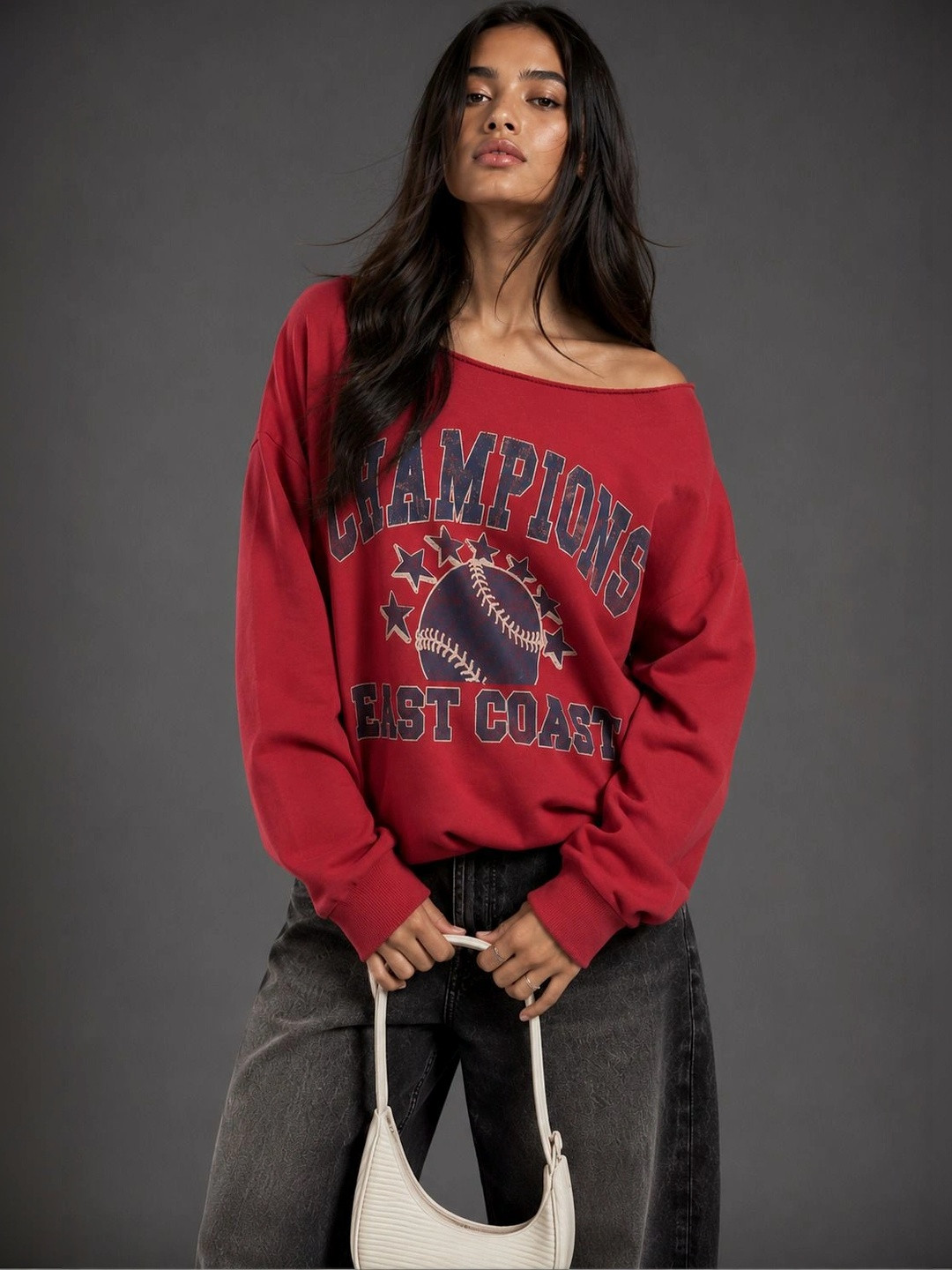 TABADTOD Women Printed Sweatshirt