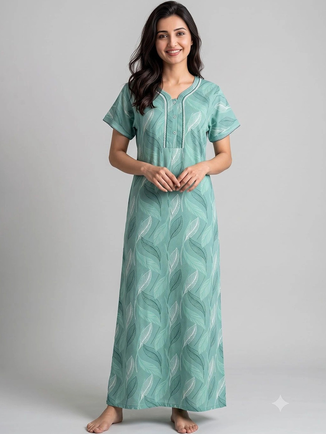 Juliet Printed Maxi Nightdress