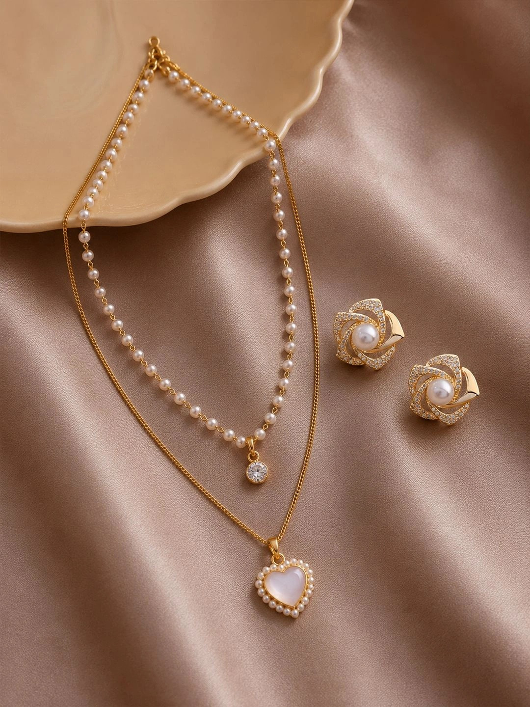 Tiso Gold-Plated Layered Necklace