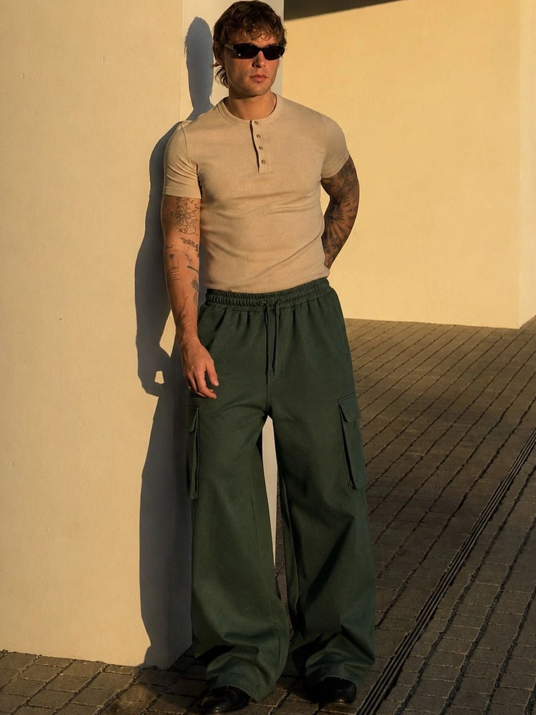 COLLECTIVE BY RUGBY Men Relaxed Trousers