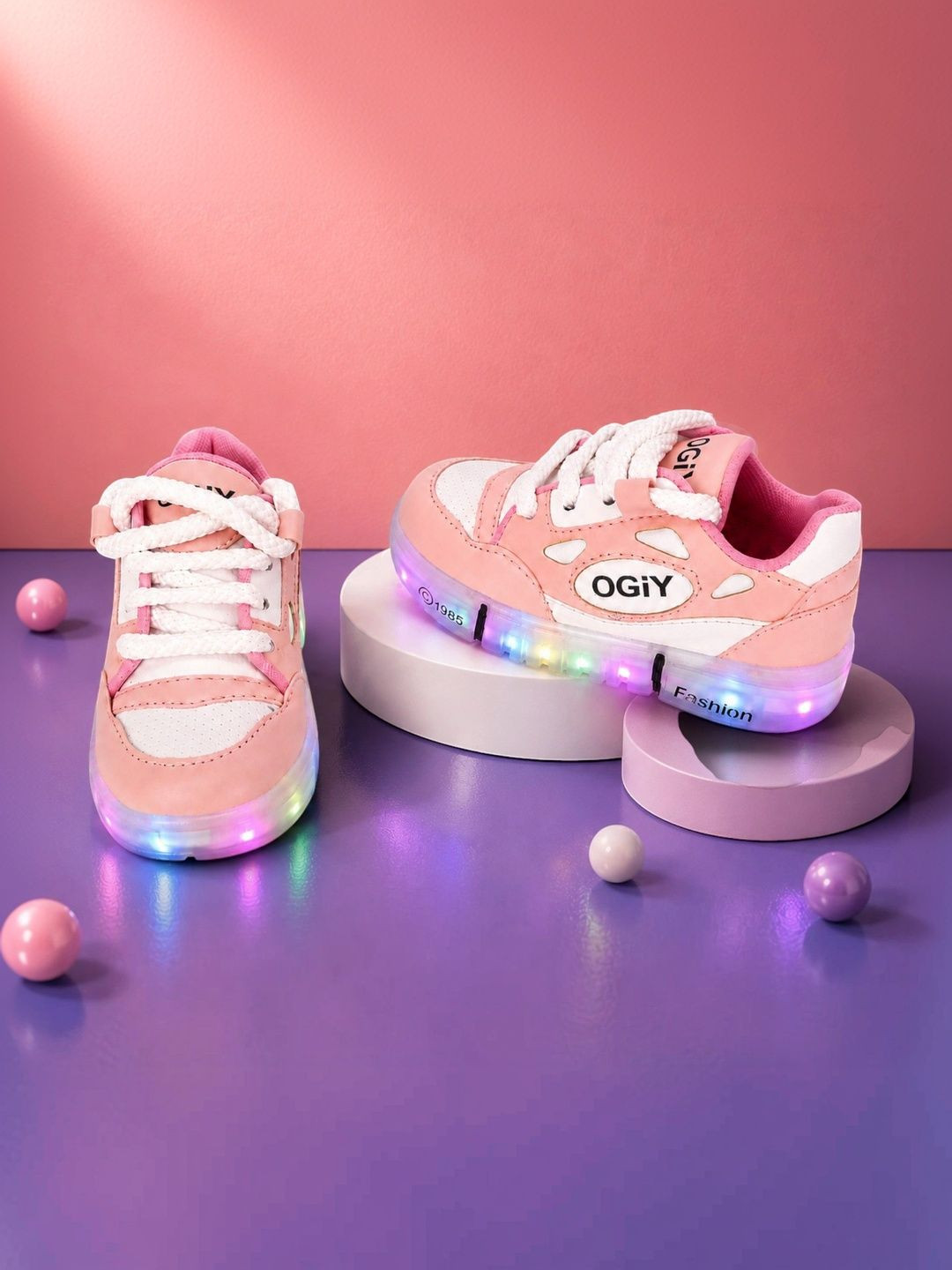Freeplay Unisex Kids Colourblocked PU Sneakers