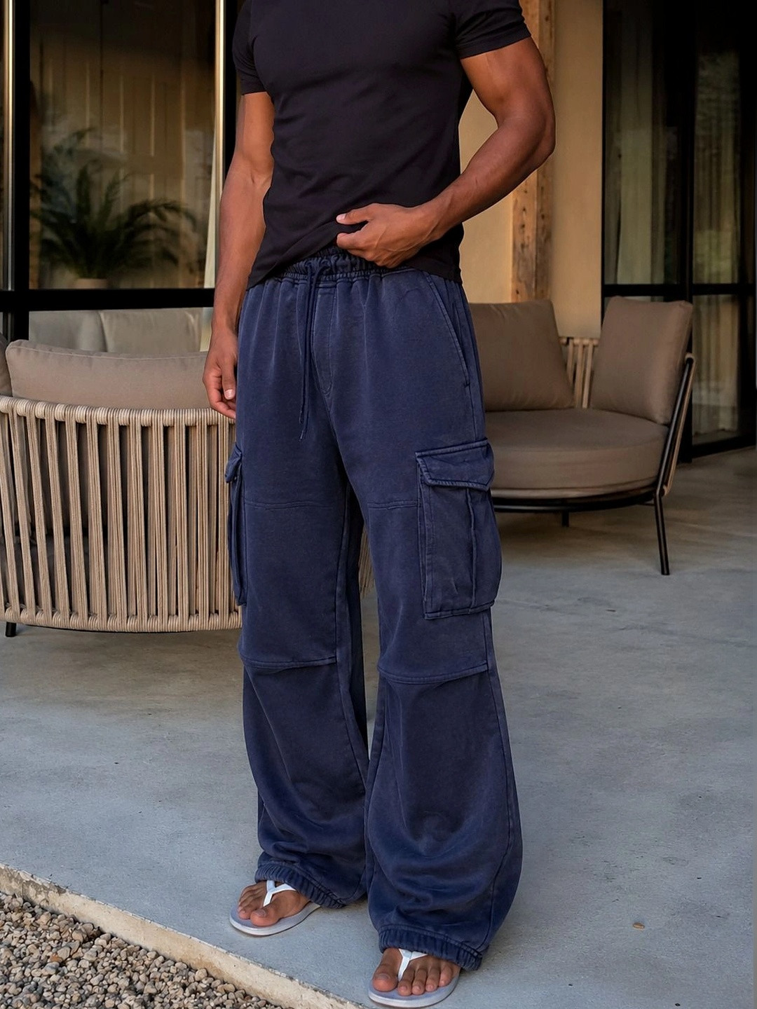 COLLECTIVE BY RUGBY Men Relaxed Trousers