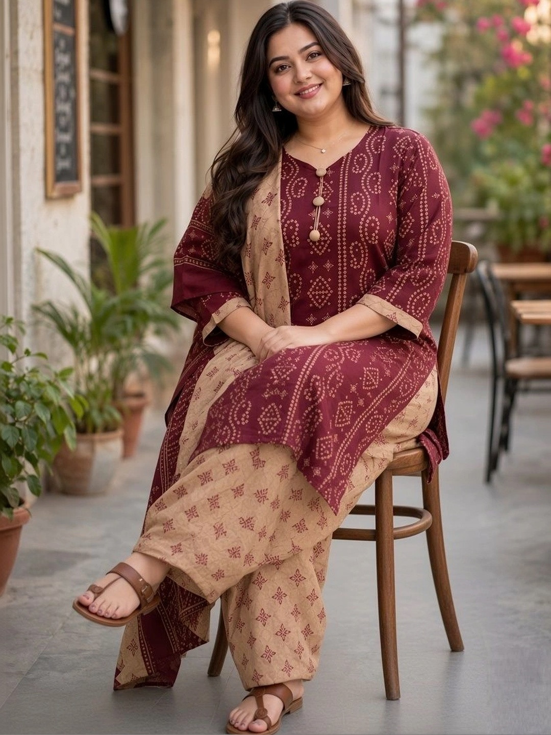 Roly Poly Women Ethnic Motifs Printed Regular Kurta with Patiala & With Dupatta