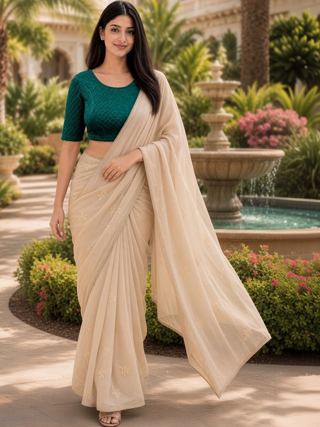 KALINI Woven Design Saree Blouse