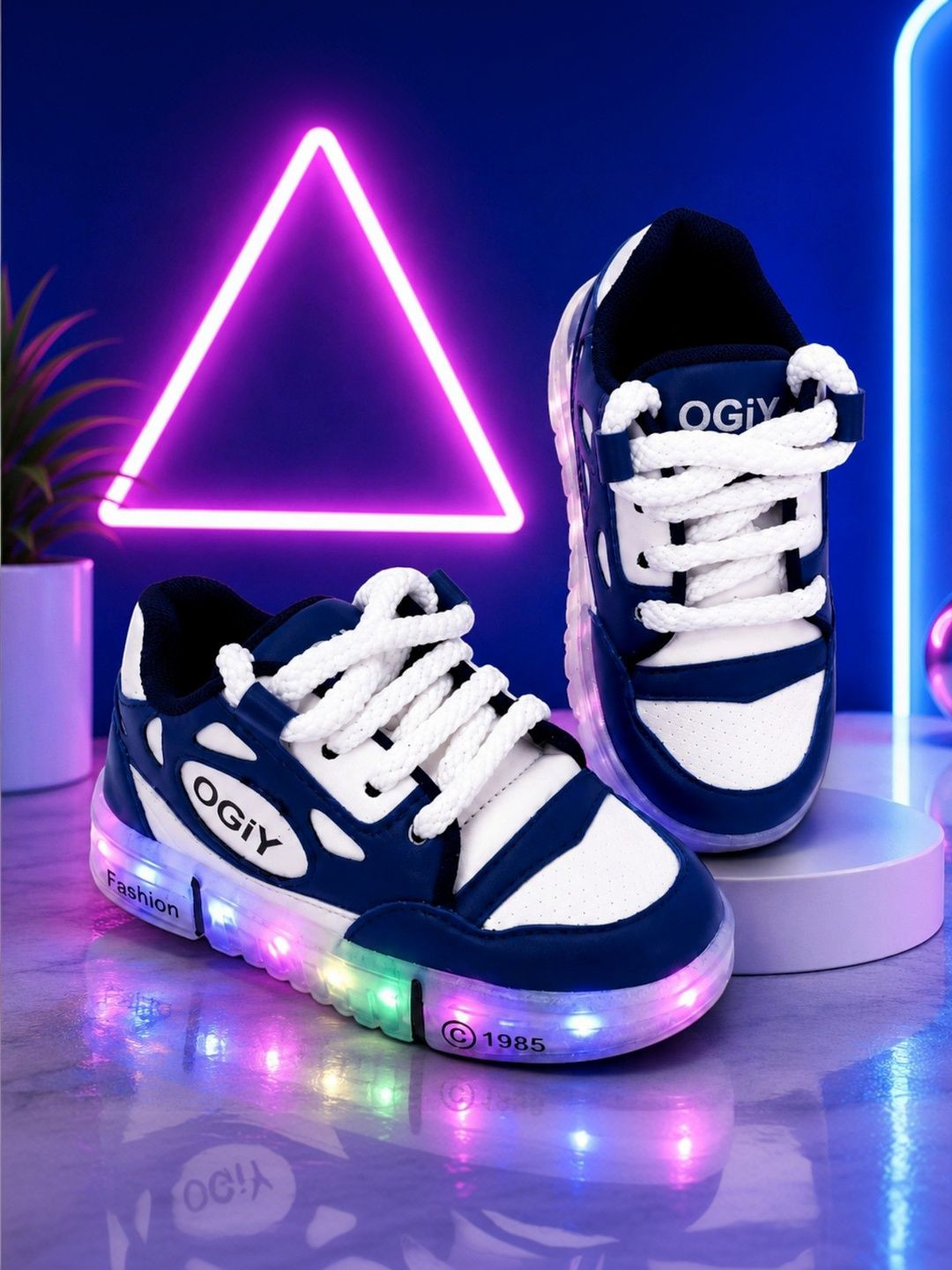 Freeplay Unisex Kids Colourblocked PU Sneakers