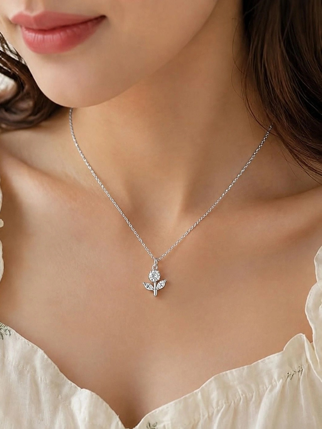JEWILLEY Silver-Plated Necklace