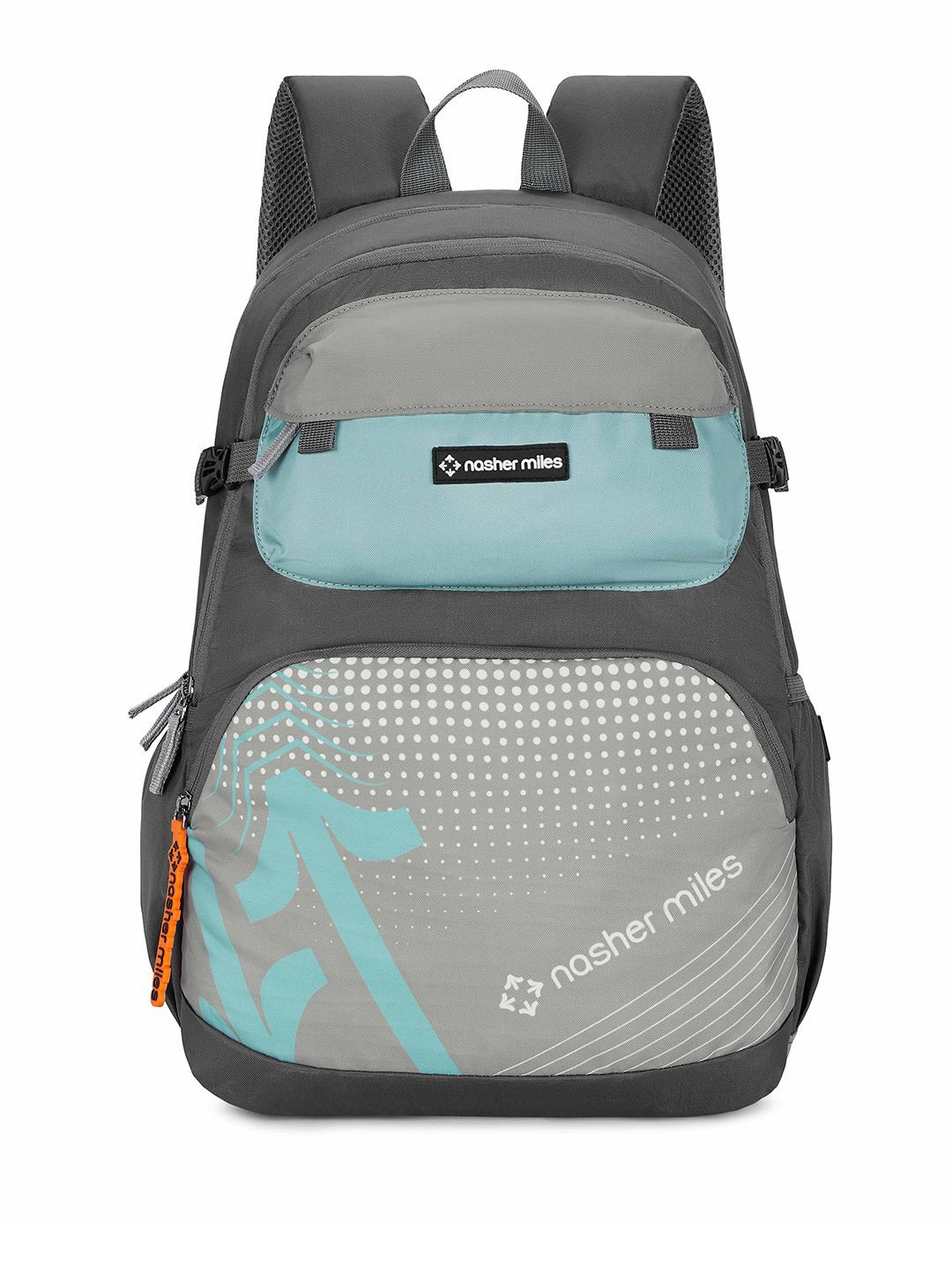 Nasher Miles Teal Engineering Laptop Backpack 36L with Rain cover