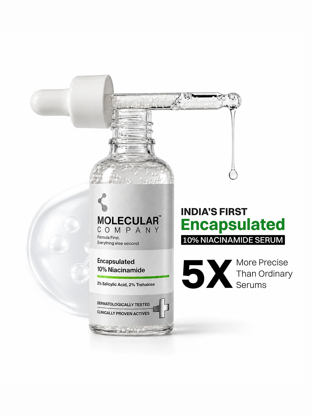 MOLECULAR COMPANY Encapsulated 10% Niacinamide Face Serum - 30 ml