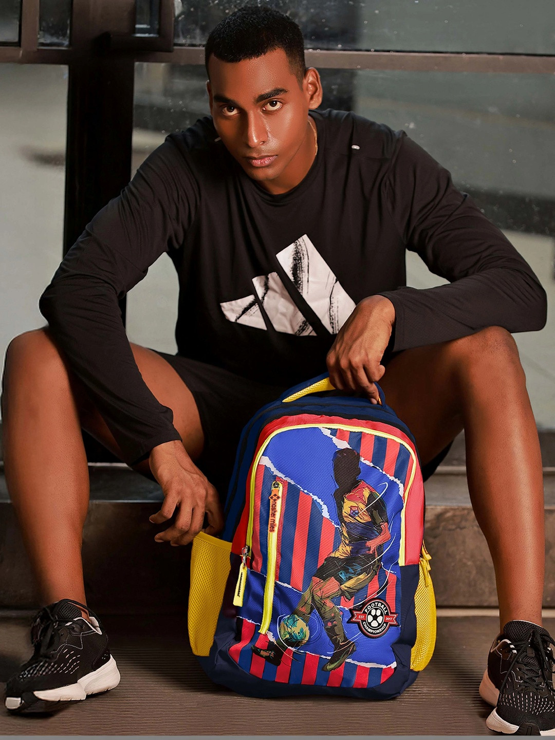 Nasher Miles Graphic Printed Small Ergonomic Laptop Compartment Structured Backpacks