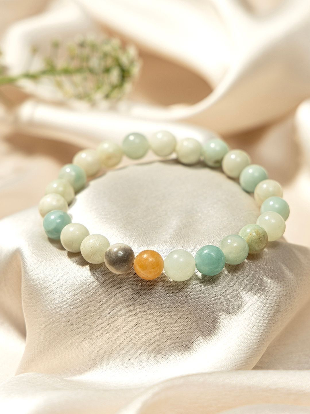 Tempus Gems Unisex Amazonite Gemstone Bracelet