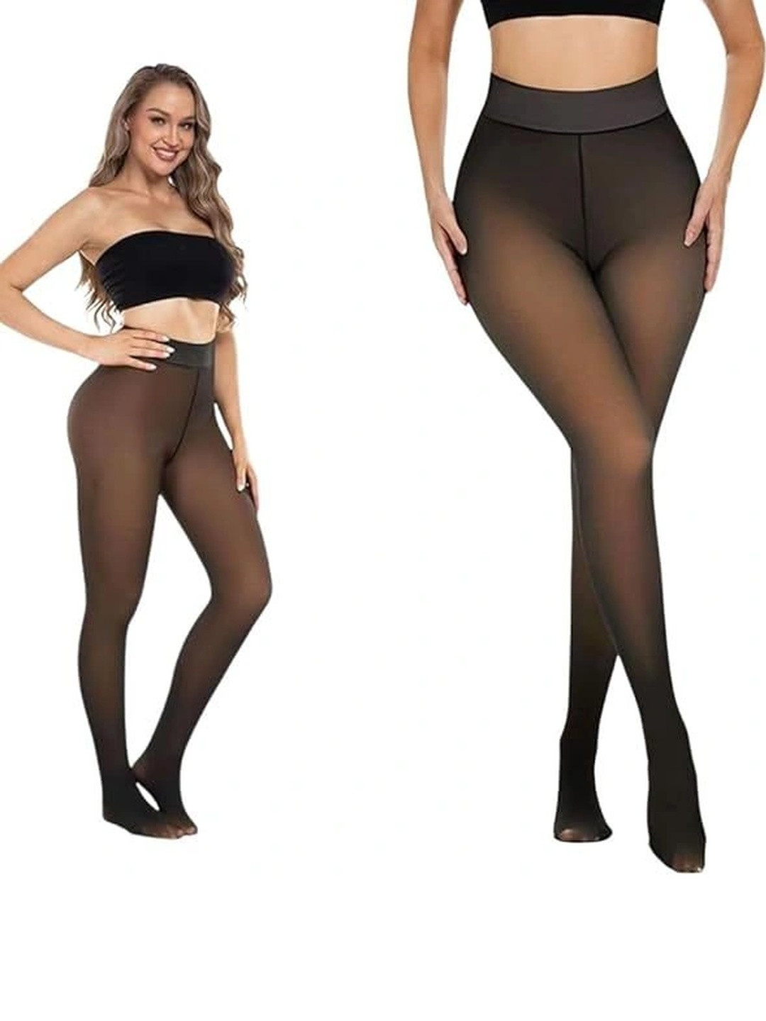 PRONEST Thermal Semi Sheer Stockings