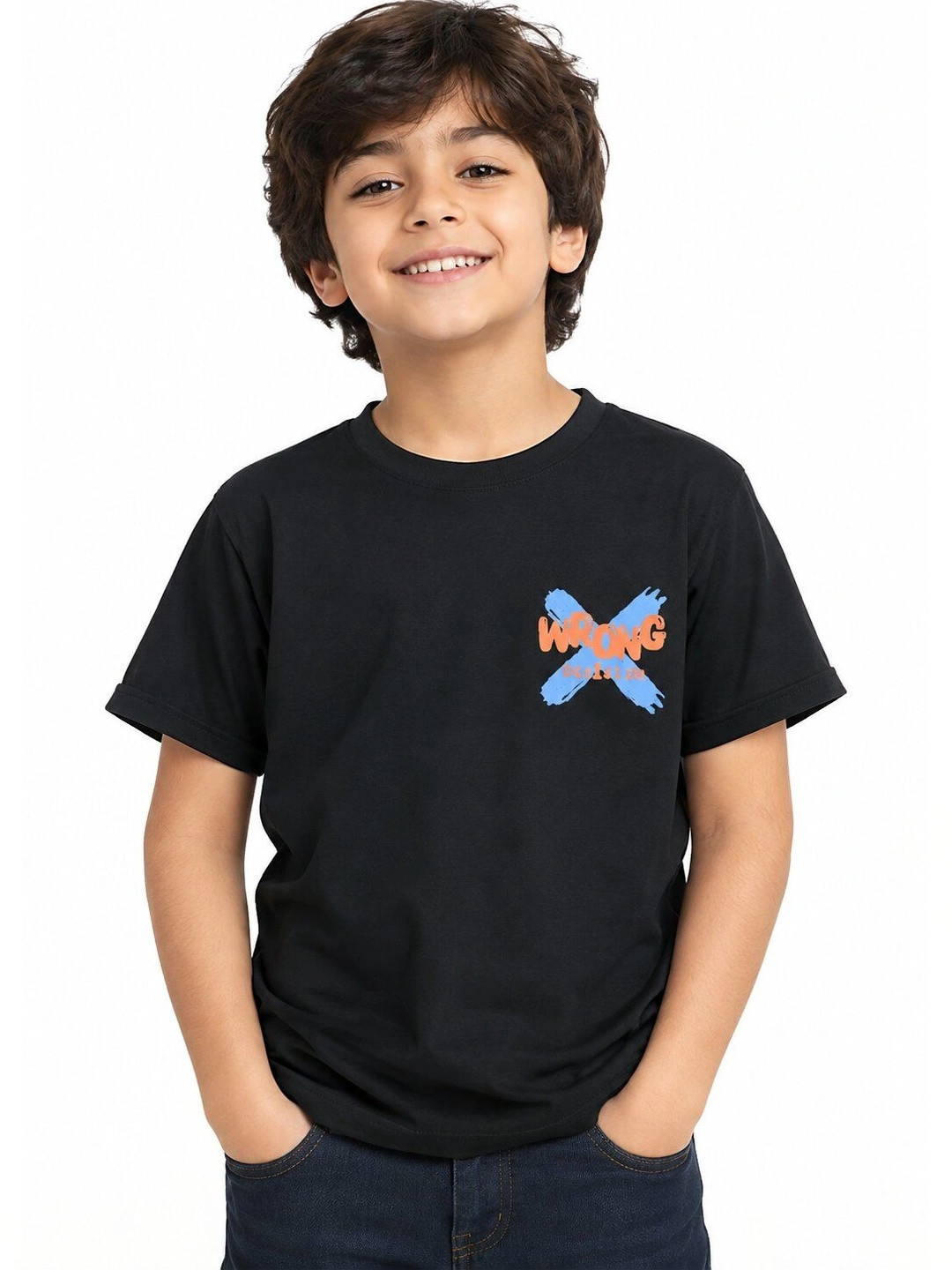 THE WEAVERS SHOP BY RAAVI Boys Printed T-shirt