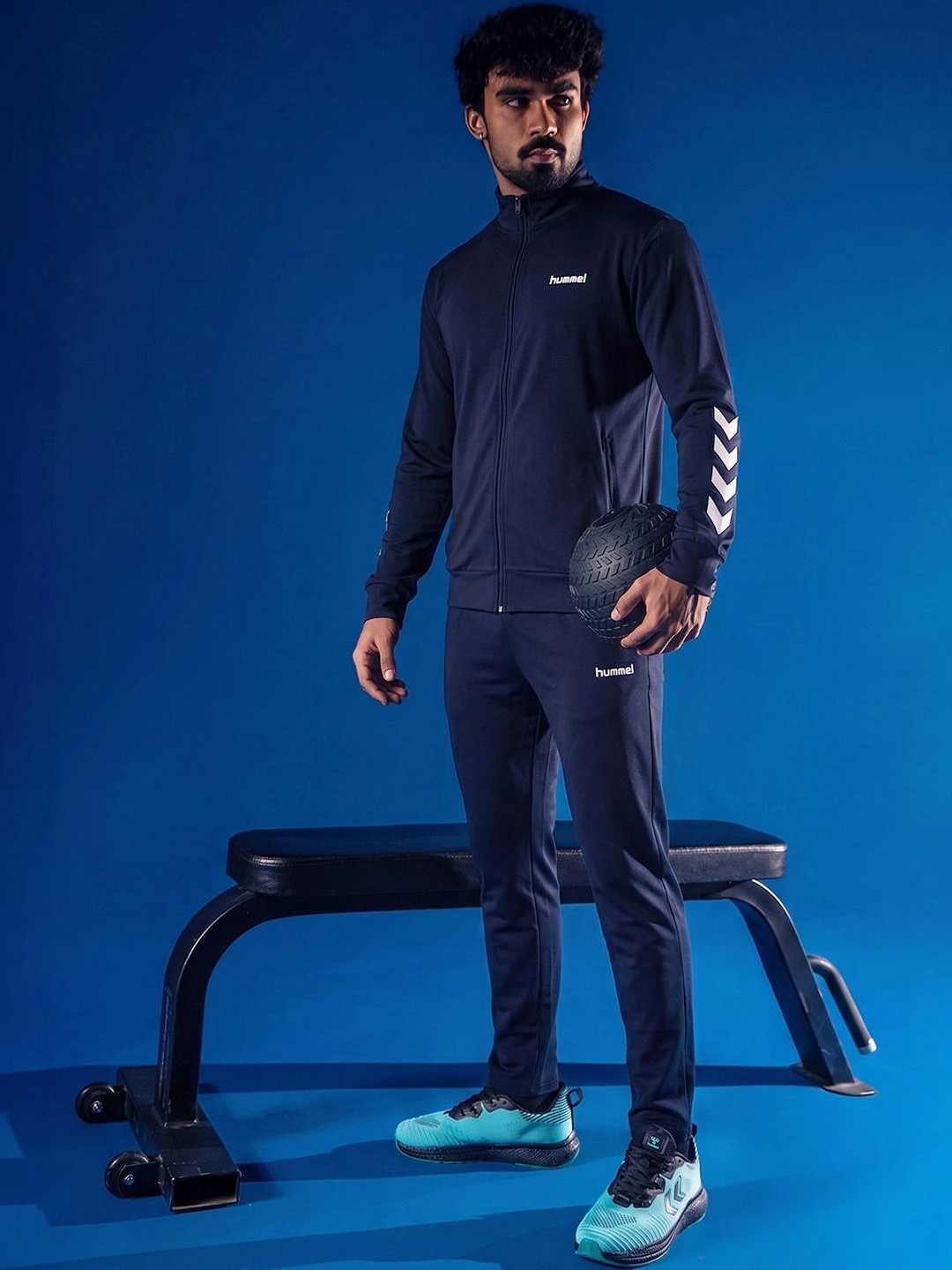 hummel Mock Collar Tracksuits