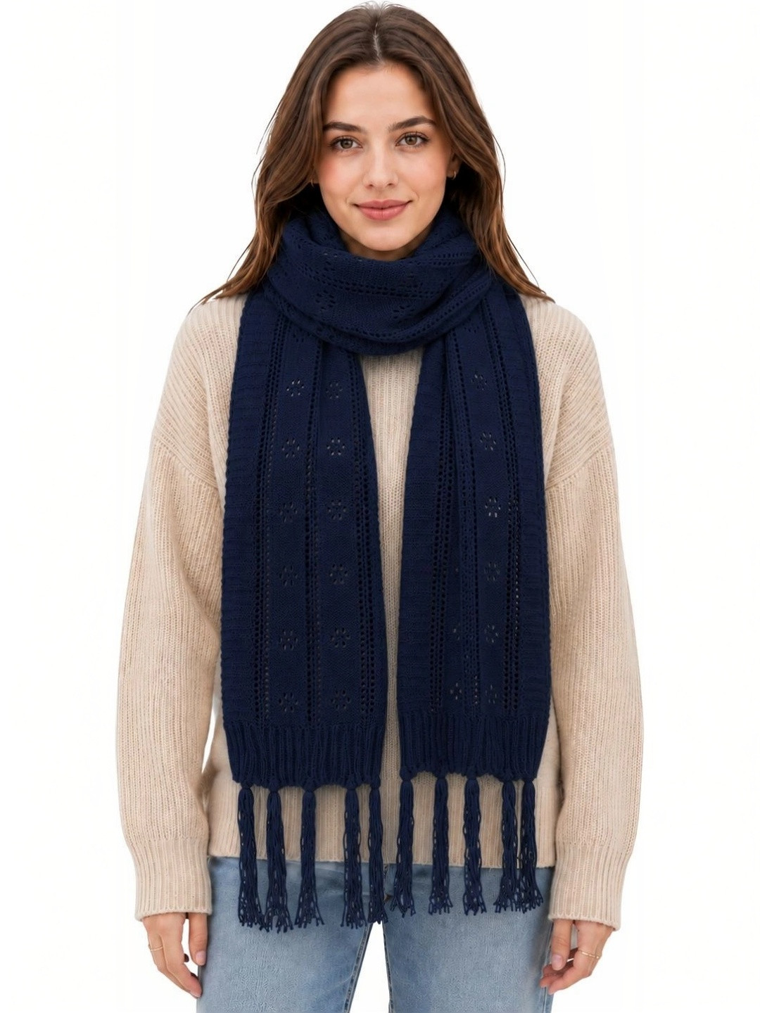 BEAUTIKA Women Merino Wool Mufflers