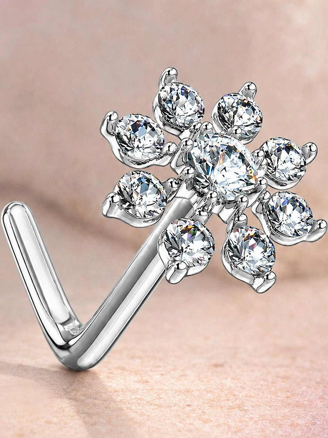 MAZZINI Crystal Stud Nosepin