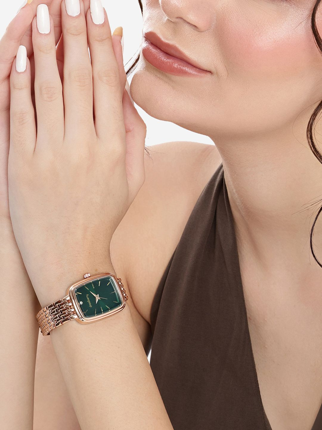 DressBerry Women LUXE Bracelet Style Straps Analogue Watch DBLuxe-602-GR