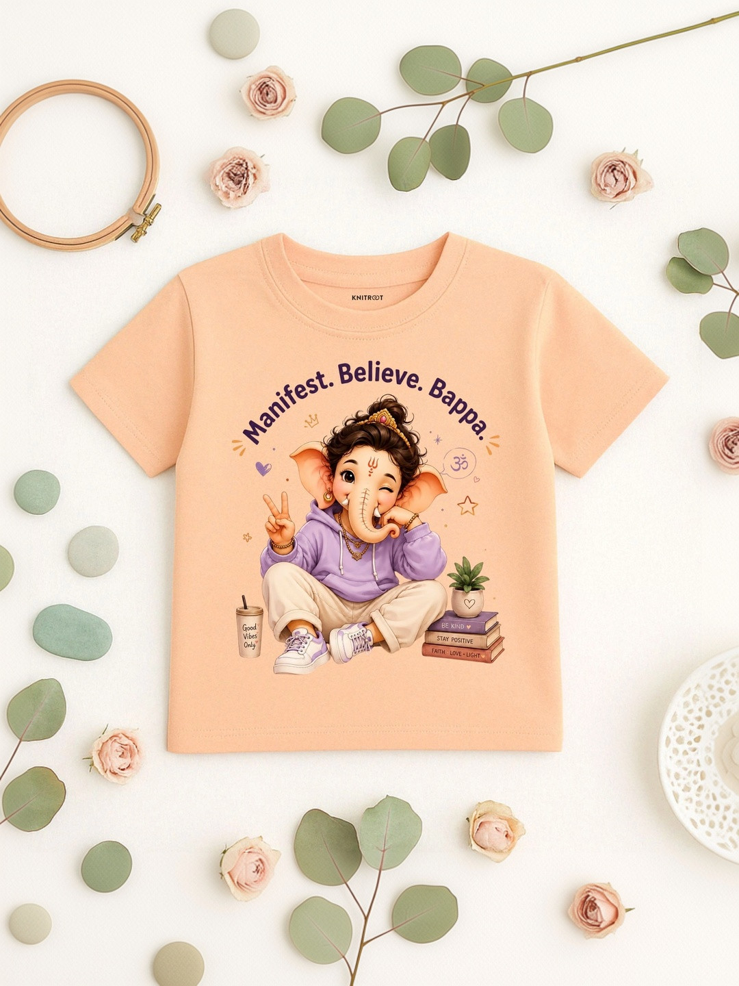 KNITROOT Kids Printed T-shirt