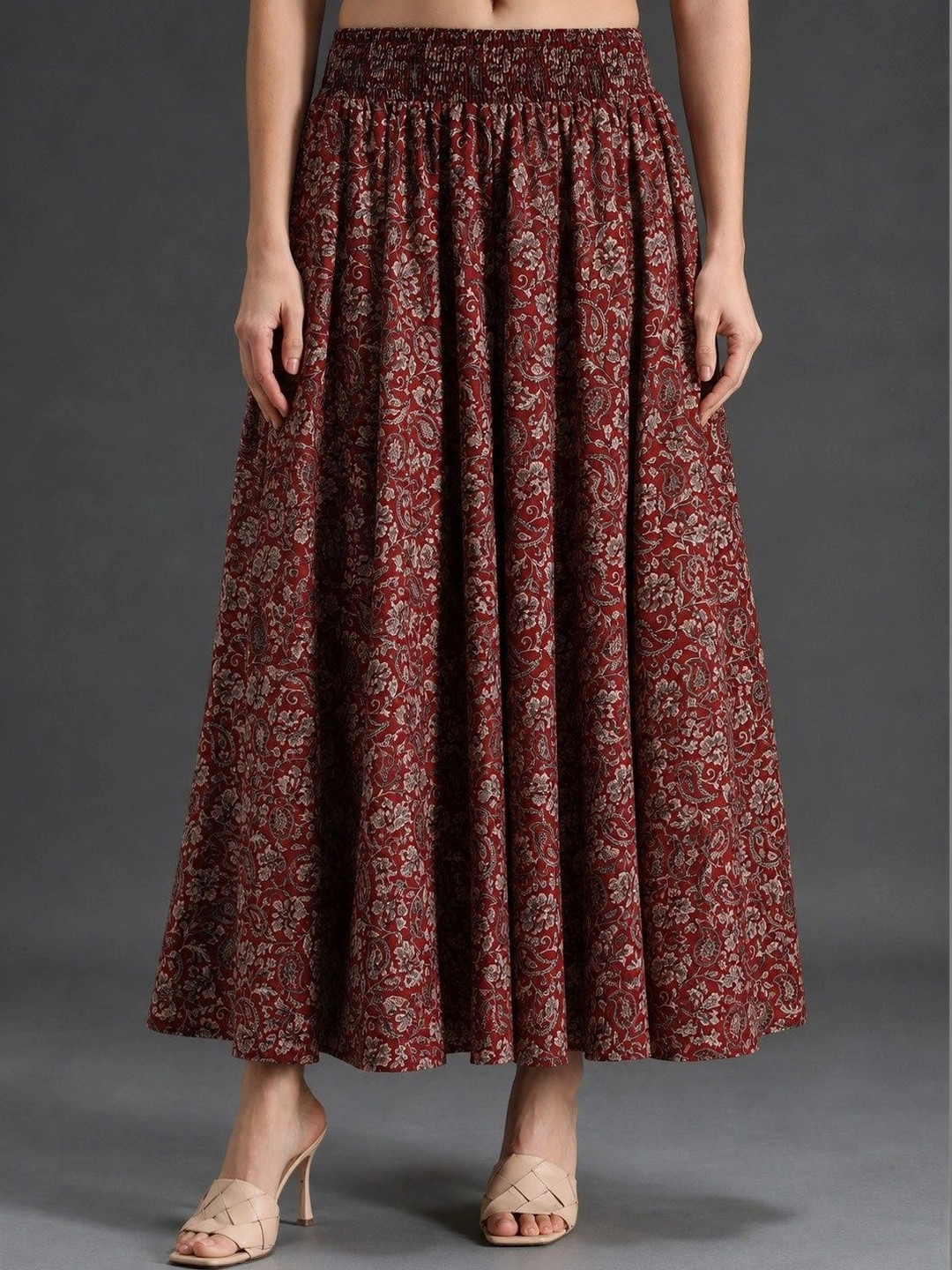 NEXSUS Women Ethnic Motifs Printed Ethnic Palazzos