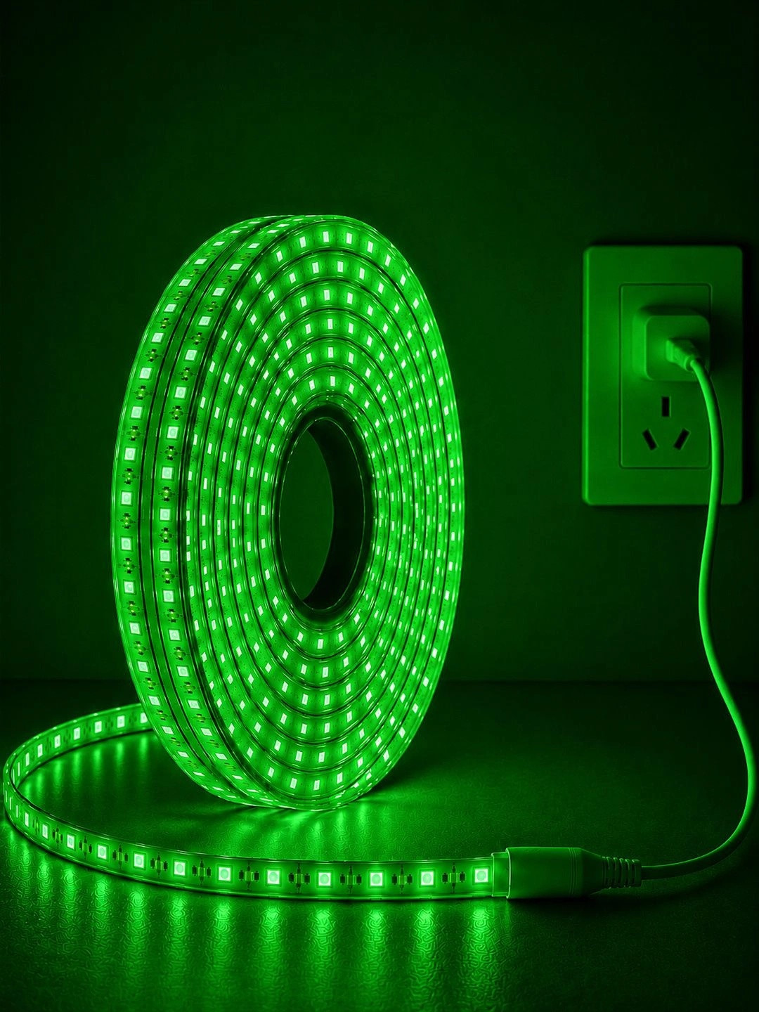 KAVYARA KAVYARA Green Waterproof Cylindrical Shape String Lights