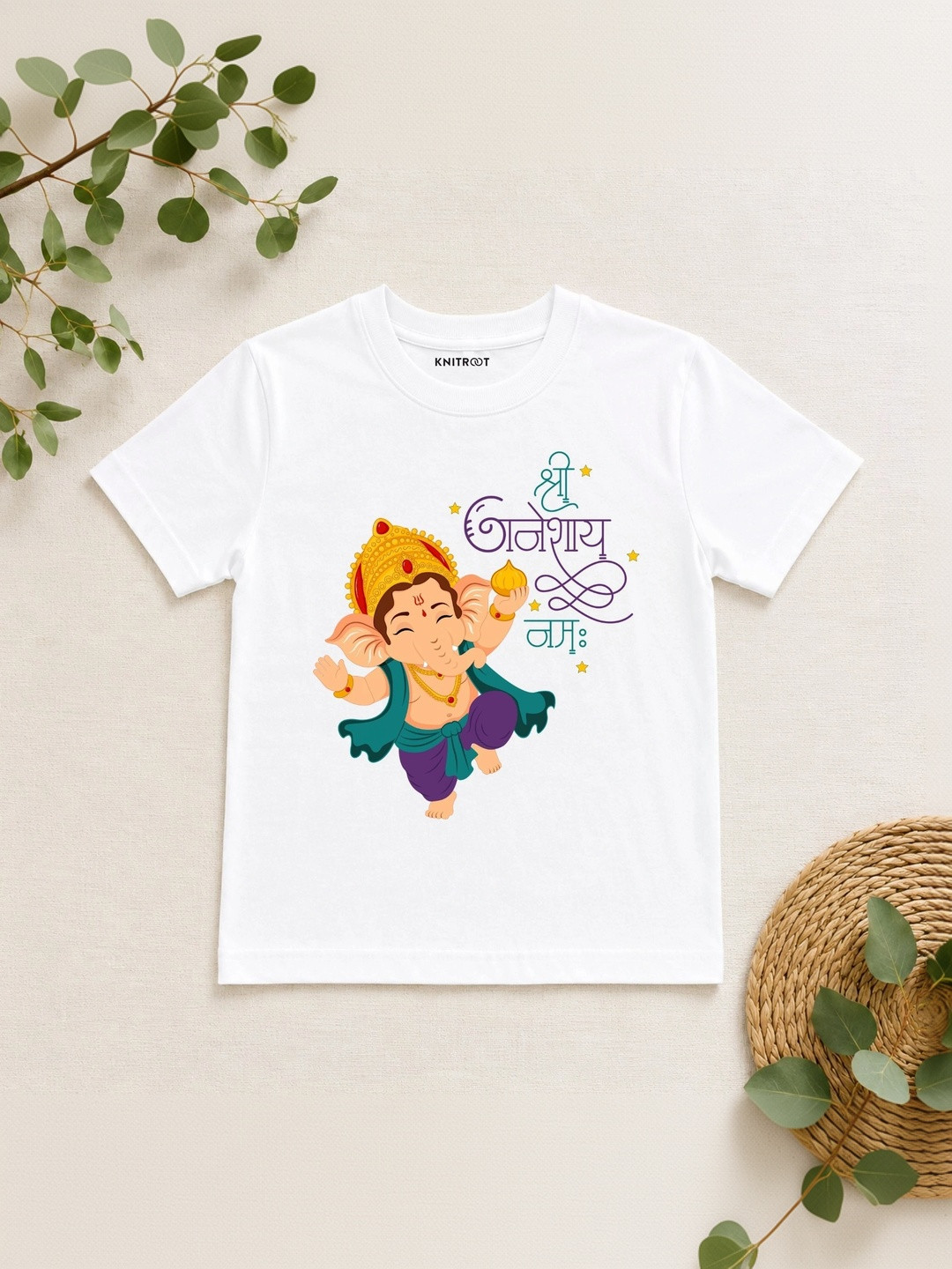 KNITROOT Kids Printed T-shirt