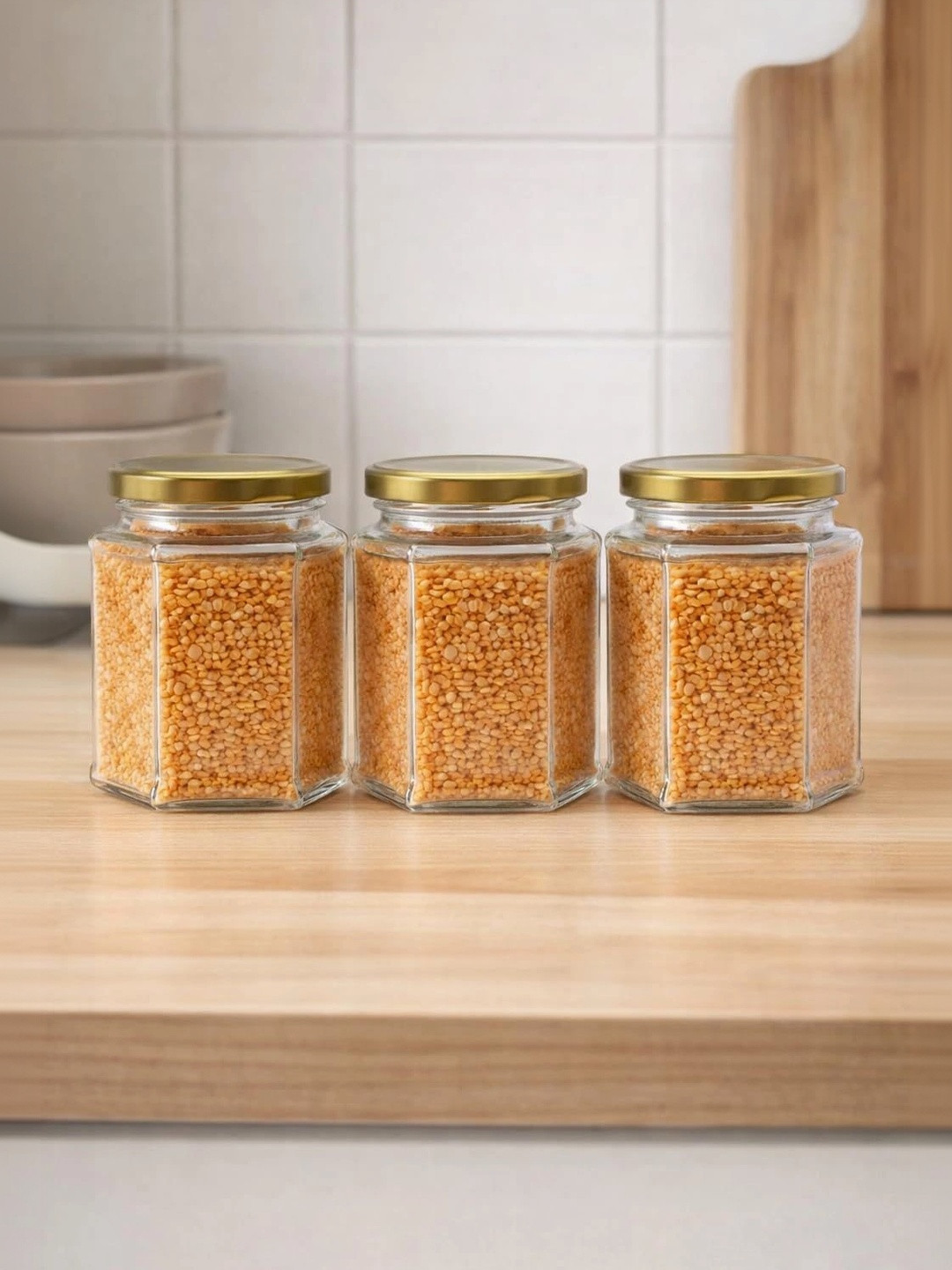 Aura Transparent 2026 Glass Jar Container