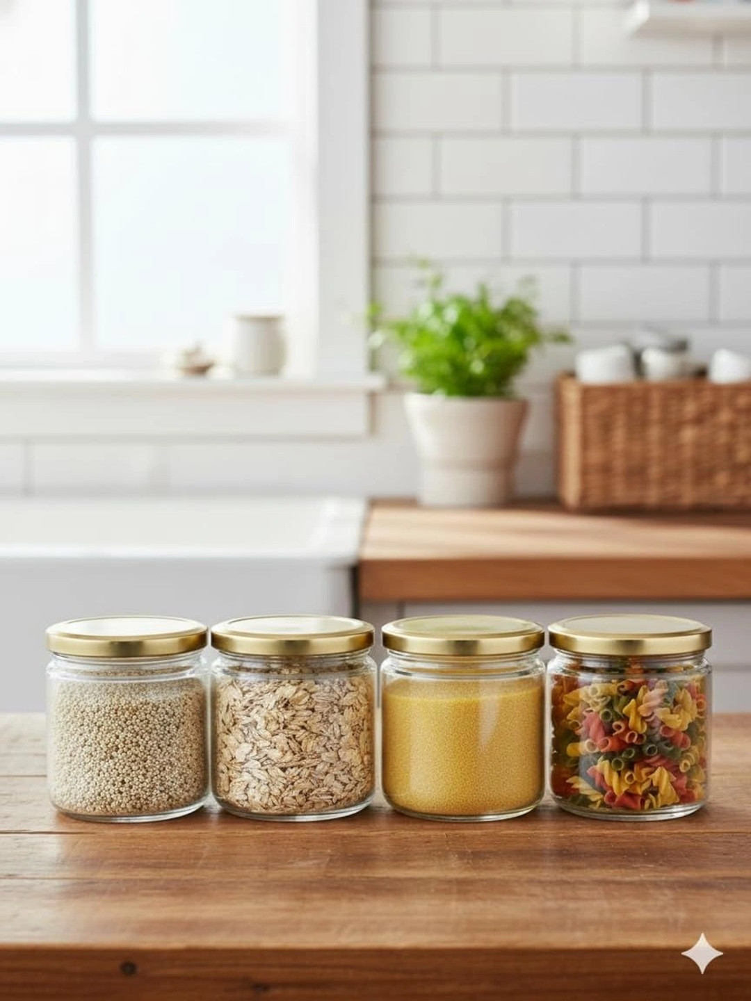 Aura Transparent 2026 Glass Dishwasher Safe Jar Container