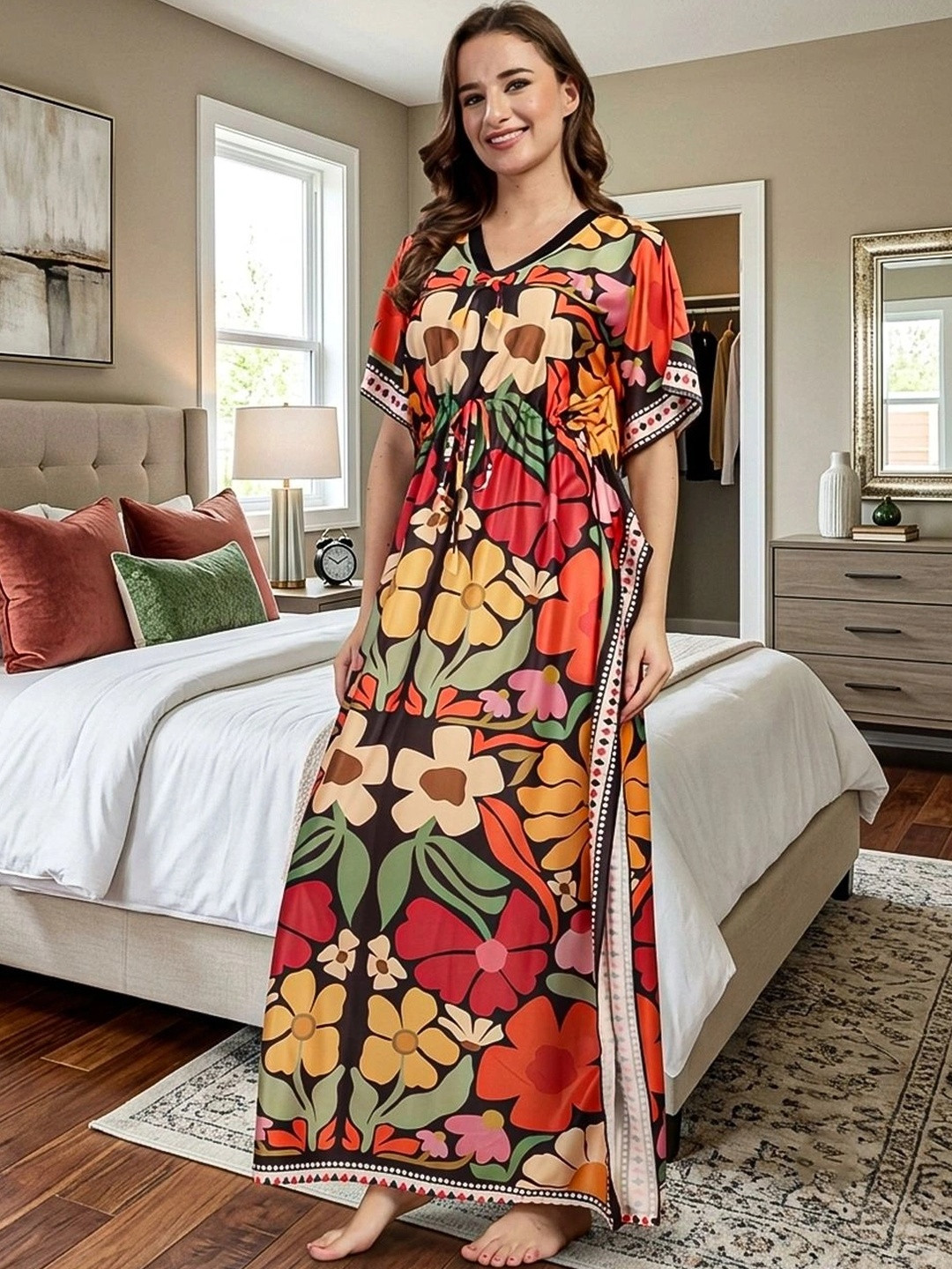 ETC Printed Maxi Nightdress