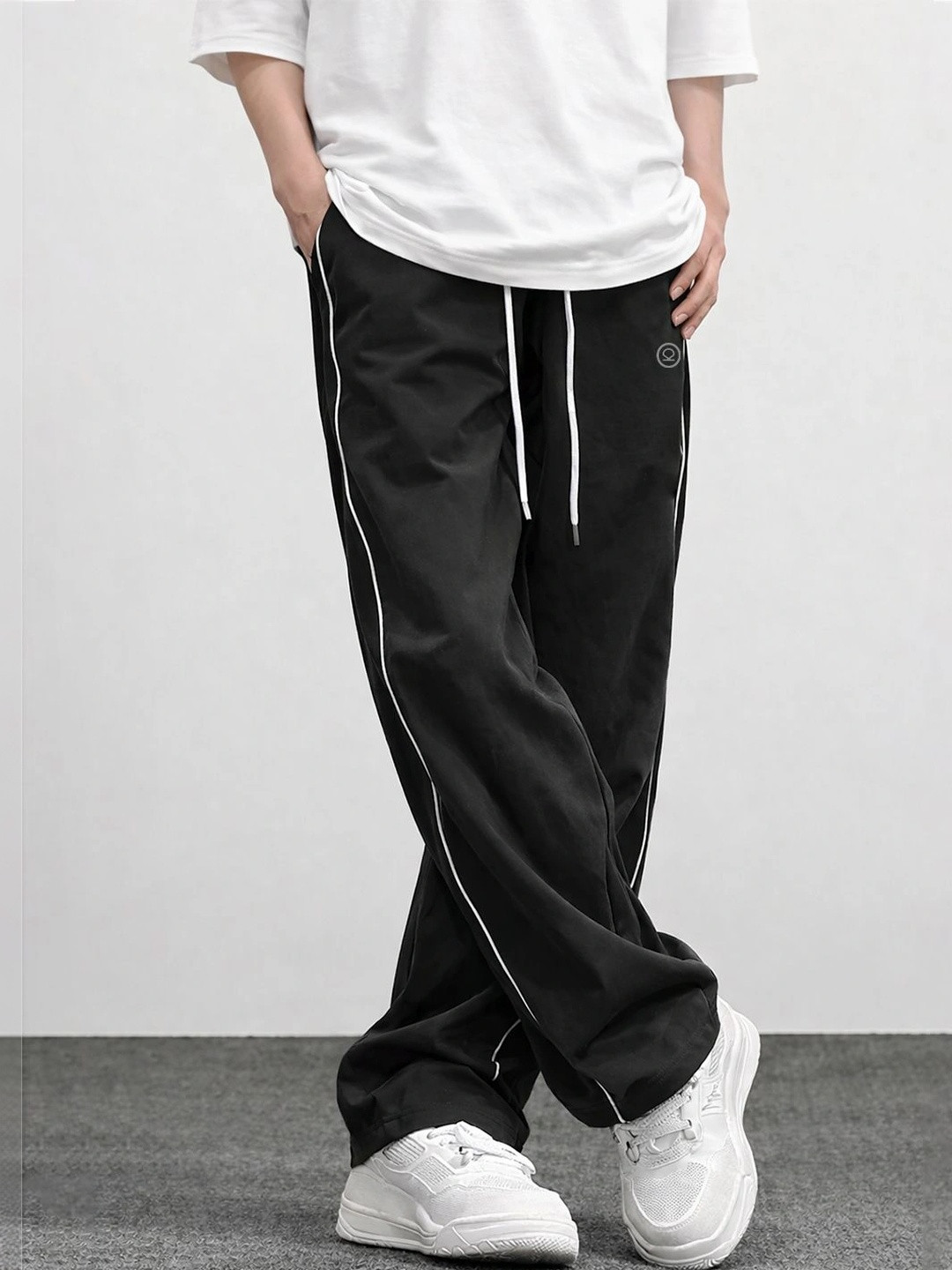 CHKOKKO Men Relaxed Fit Rapid-Dry Training Joggers
