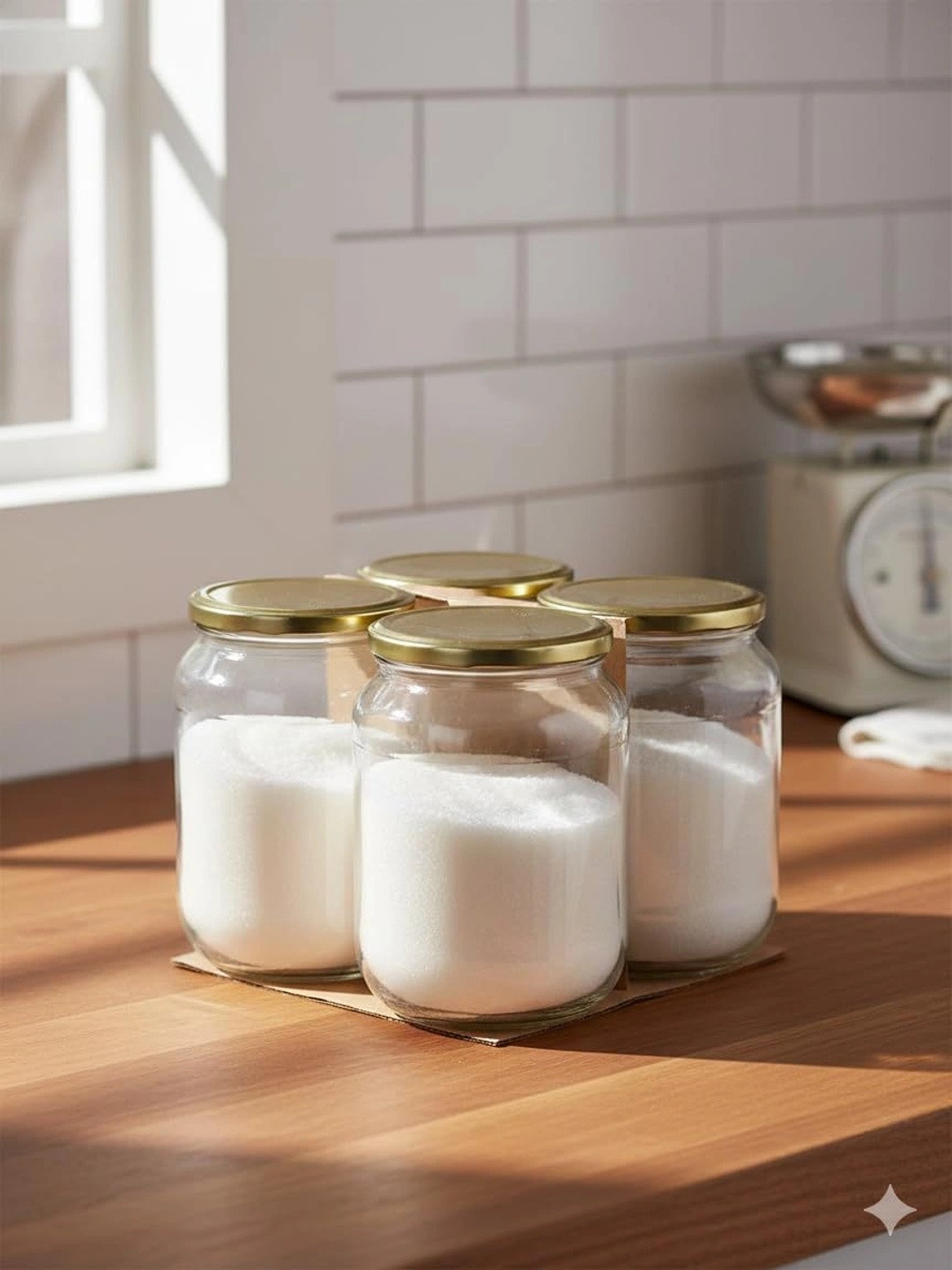 Aura Transparent 2026 Glass Easy to Clean Jar Container