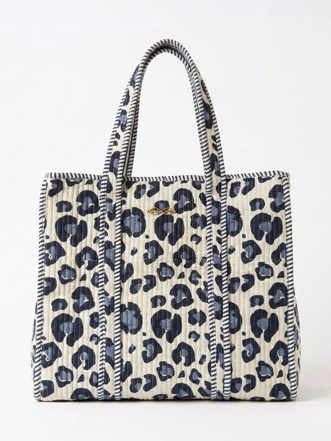 LOOMARTE Animal Printed Tote Bag with Quilted
