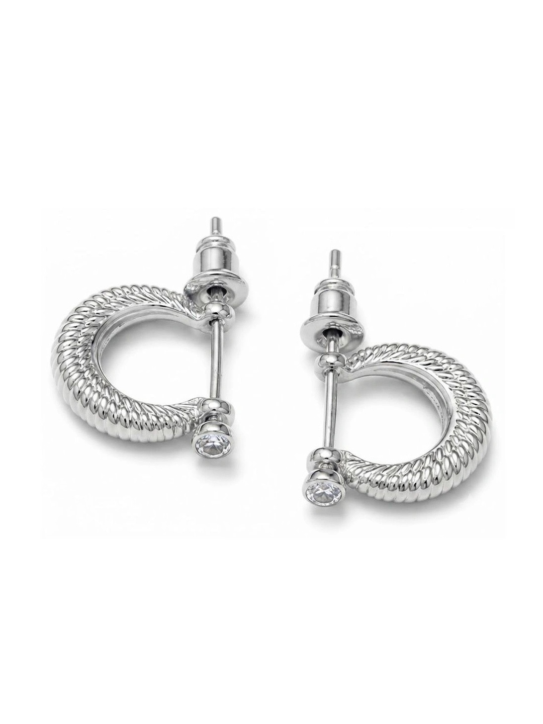 Uniqon Circular Half Hoop Earrings