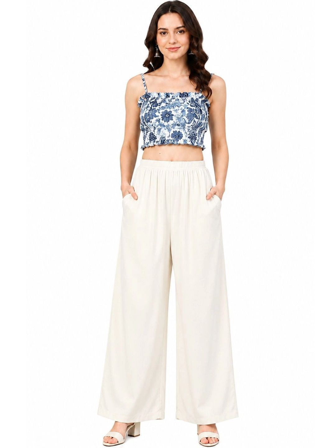 Threadbloom Women Knitted Ethnic Palazzos