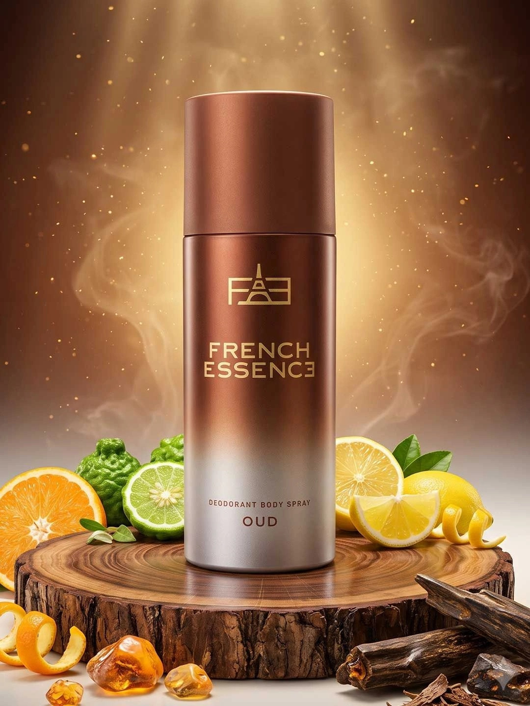 FRENCH ESSENCE Oud Gas Long Lasting Deodorant - 150ml