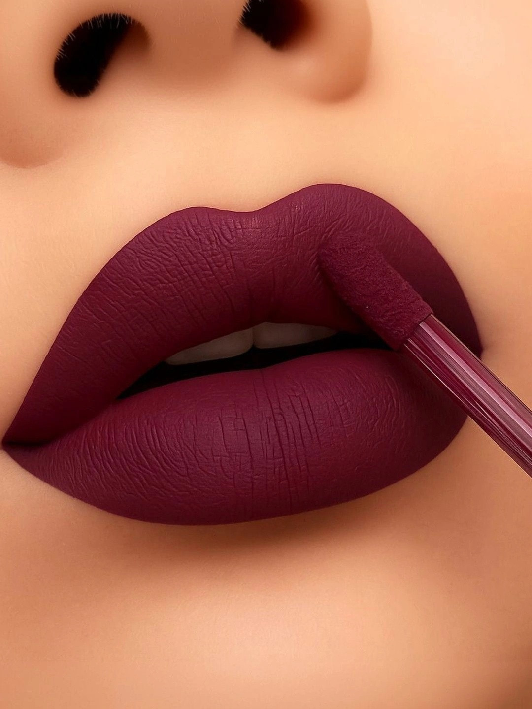 BELLABLOOM Smudge-Proof Long-Lasting Matte Waterproof Liquid Lipstick - 5ml Deep Brown