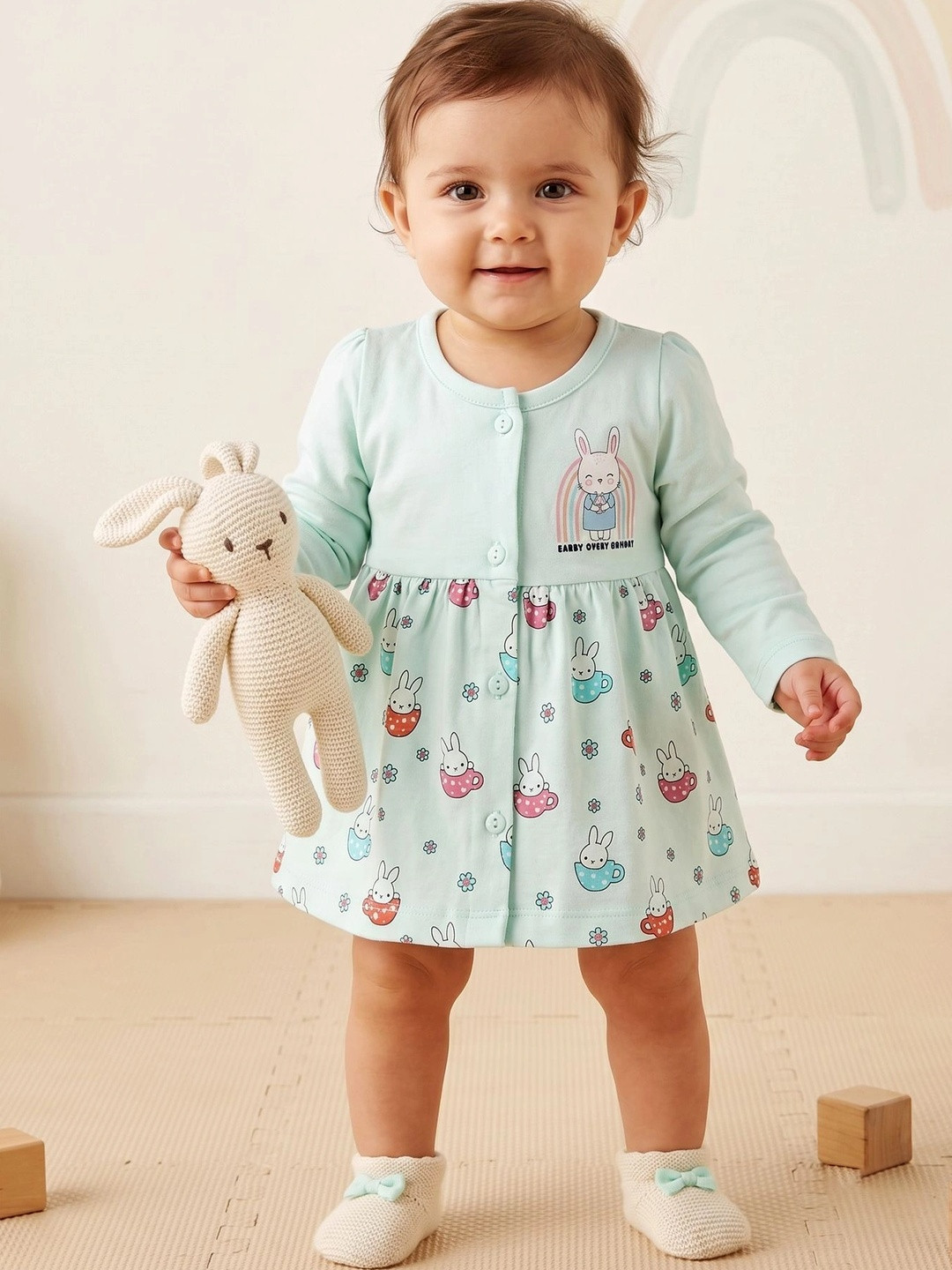 BUMZEE Print A-Line Dress