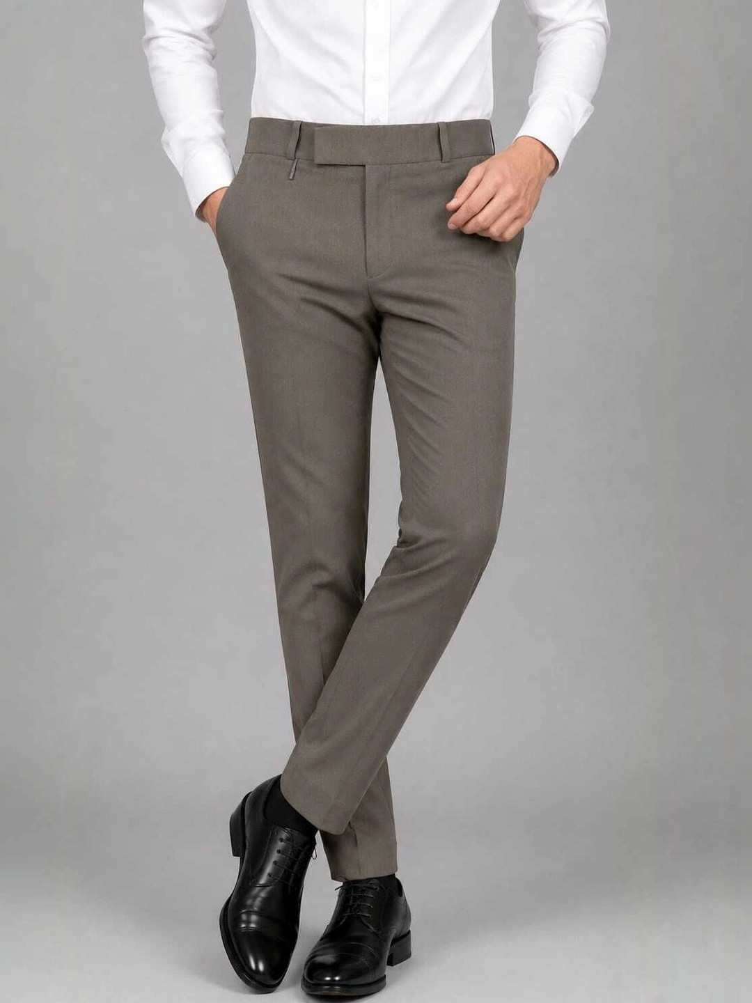 Moudlin Men Classic Easy Wash Trousers
