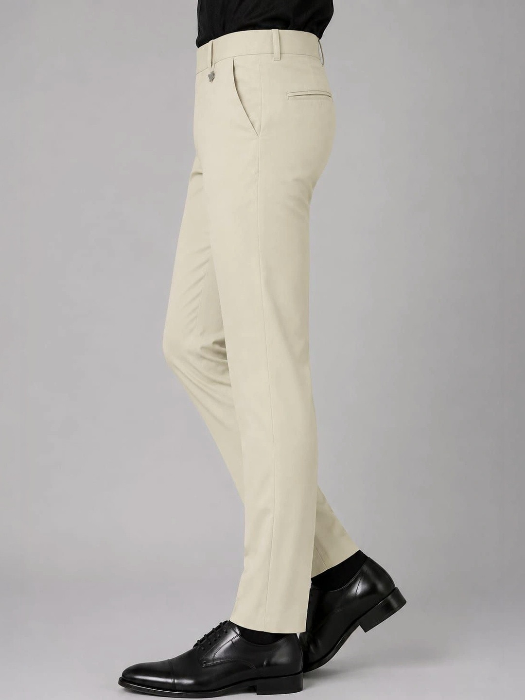 Moudlin Men Classic Easy Wash Trousers