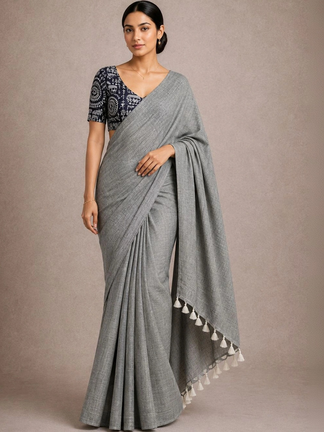 READYMART Kalamkari Pure Cotton Saree