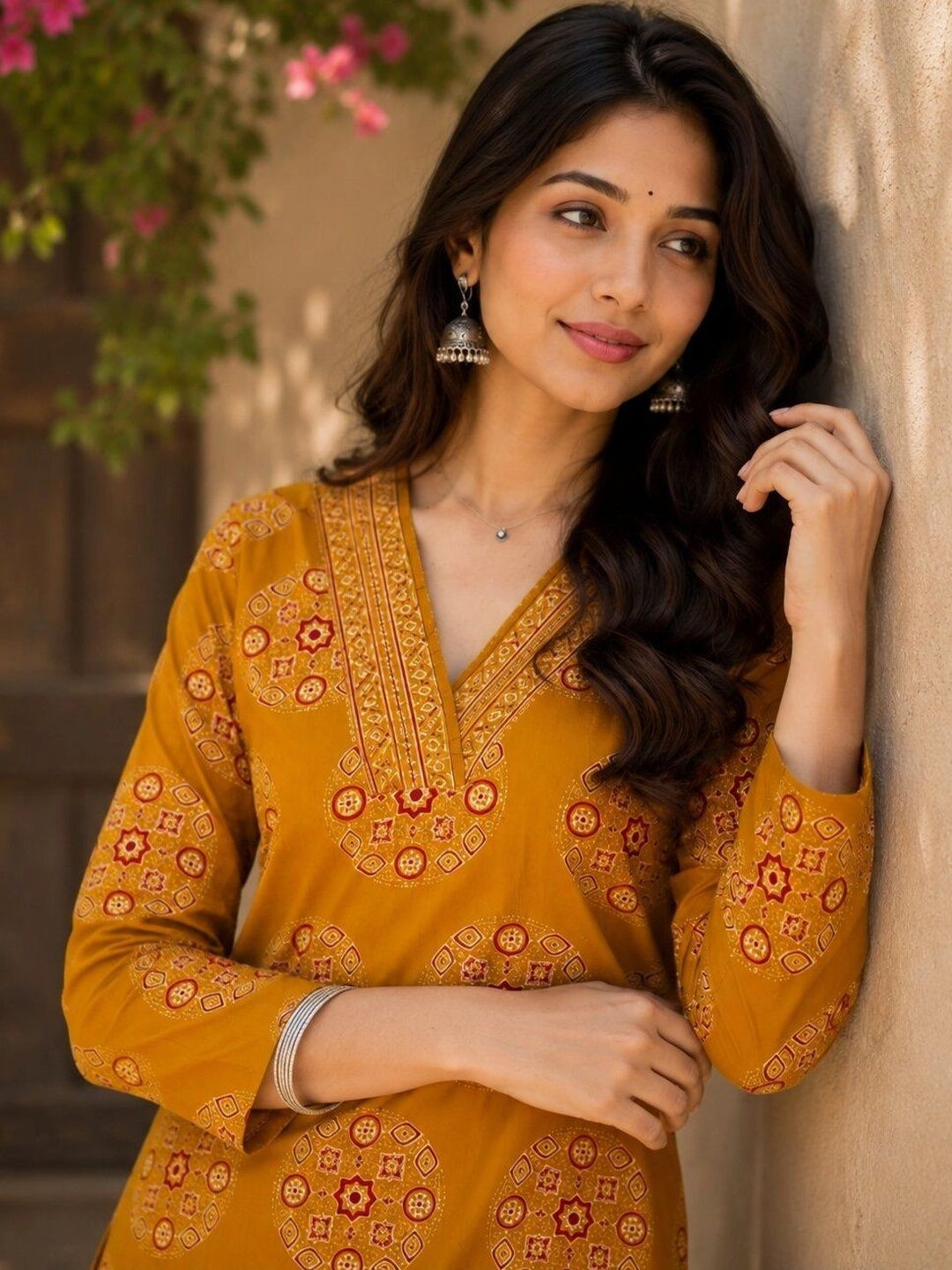 Hunaiza Women Ethnic Motifs Printed Indie Prints Kurta