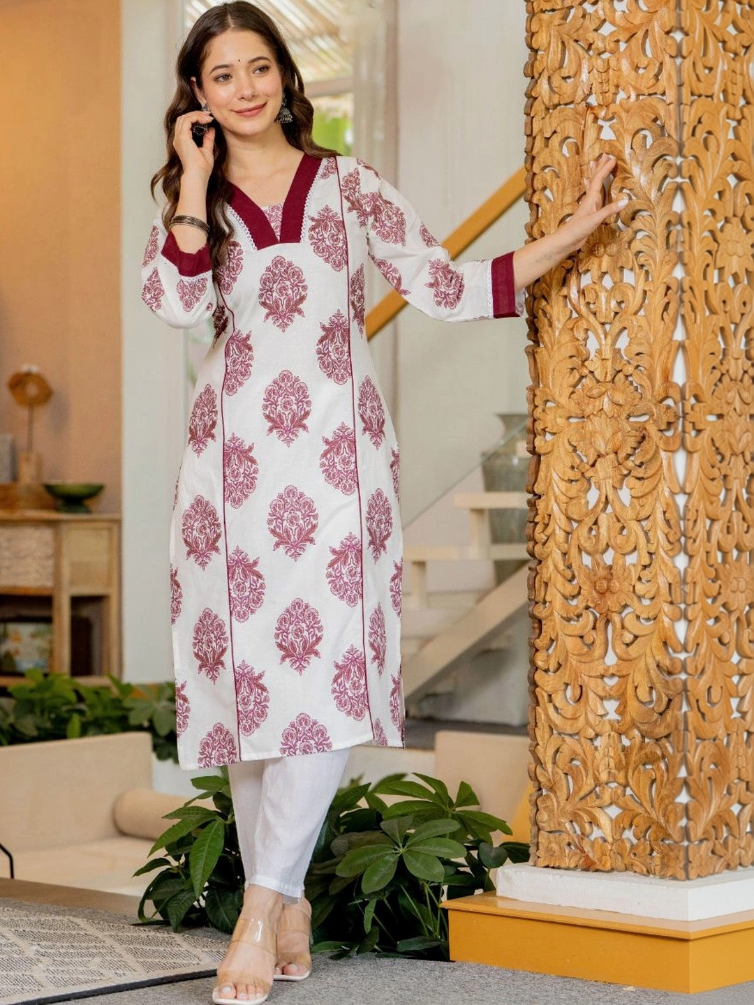 DAEVISH Women Ethnic Motifs Printed Kurta