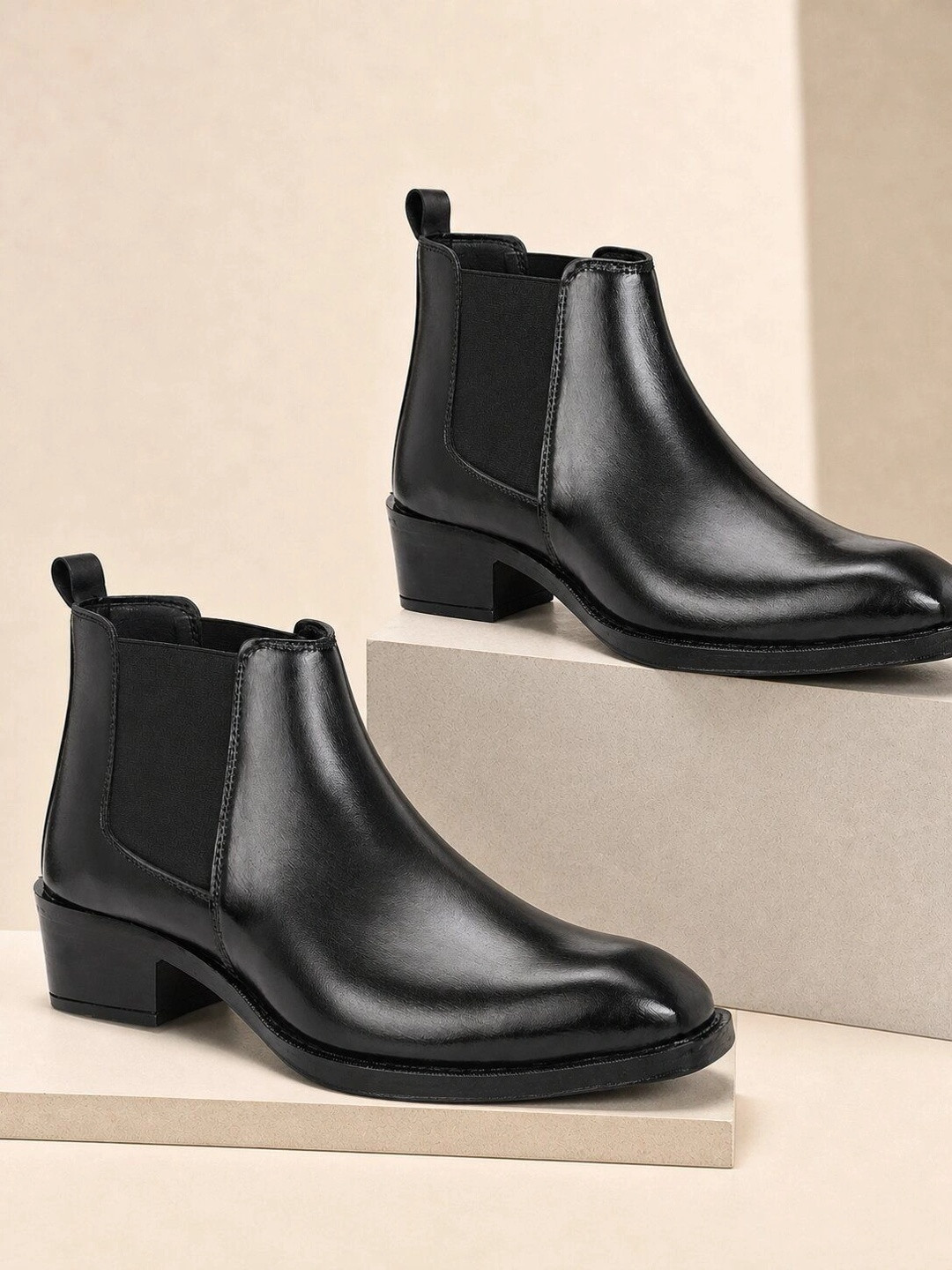 Mast & Harbour Men Casual Square Toe Chelsea Boots
